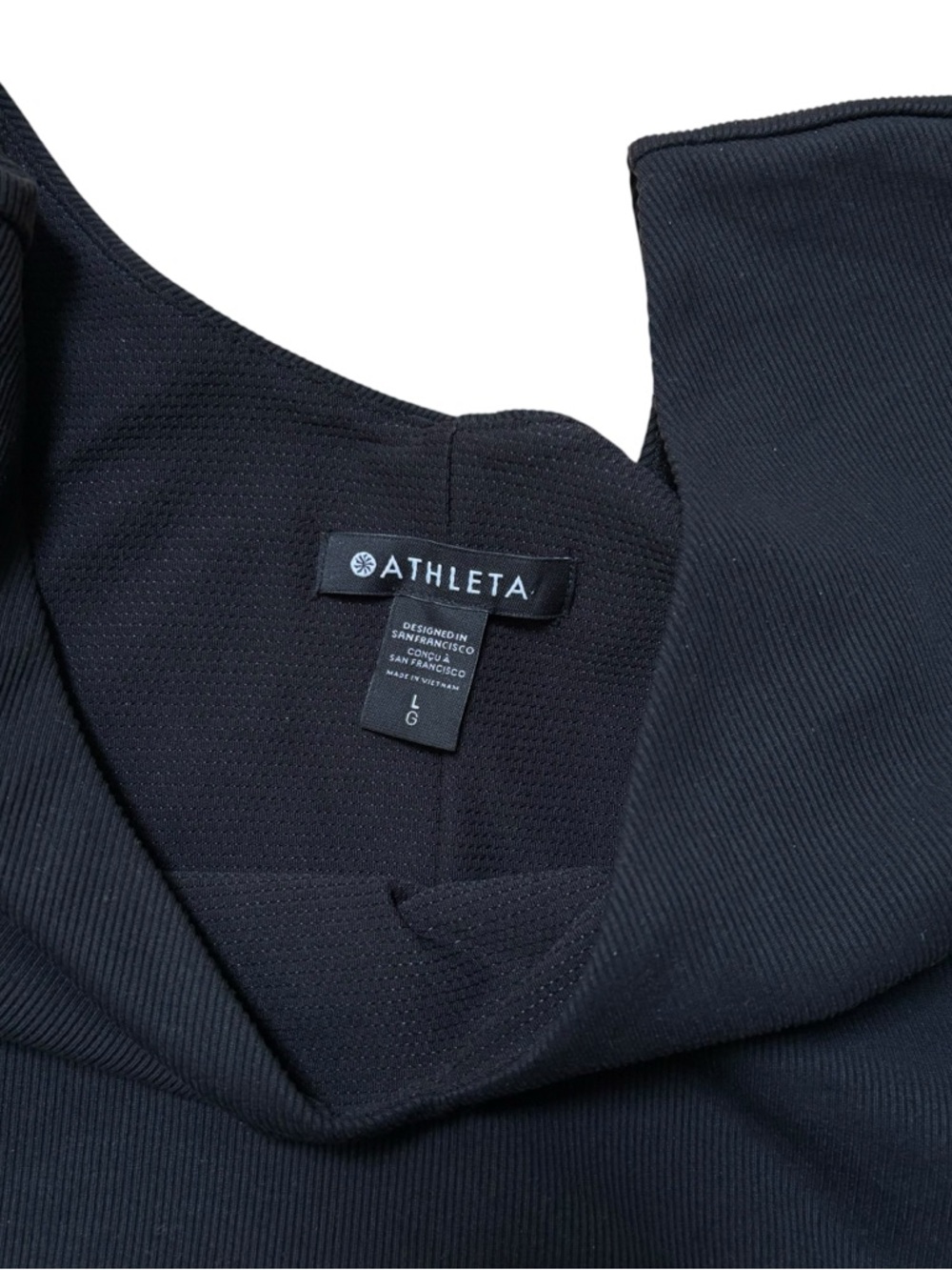 Athleta Black Dress Size Large - Picture 4 of 6